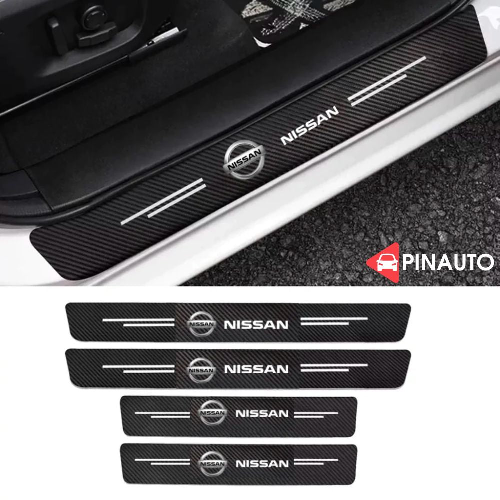 Protezioni per le soglie delle porte con logo - Porte anteriori, porte posteriori e bagagliaio