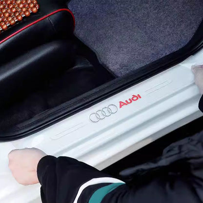 Dørtrinsbeskyttere med logo - fordøre, bagdøre og bagagerum