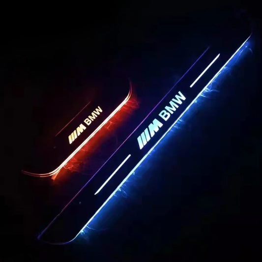 Pack de 2 placas LED para soleira de porta de automóvel